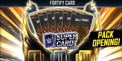 wwe supercard fortify.